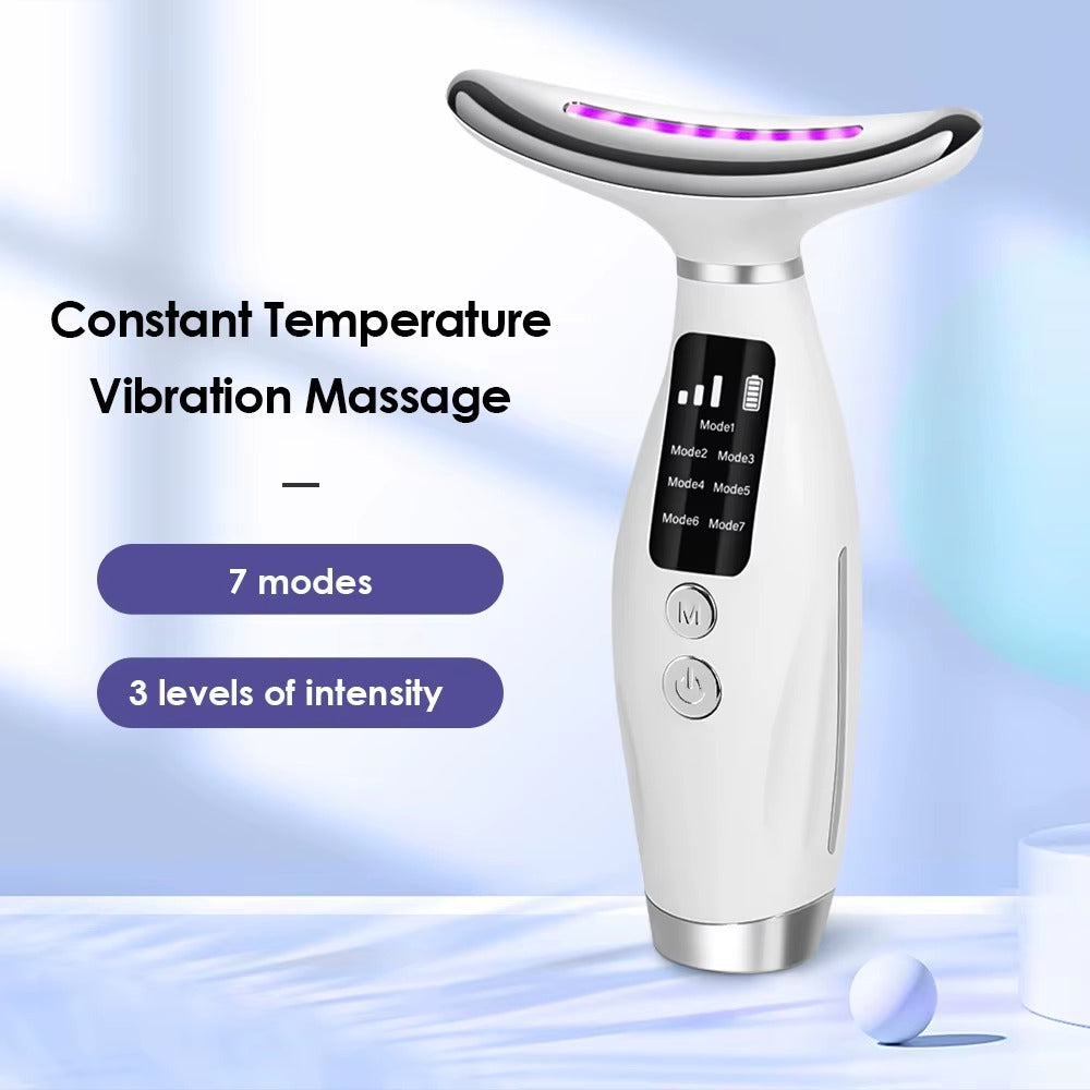 Appareil Beauté Visage & Cou ✨ | Massage Vibrant, Lifting & Soin de la Peau – Révélez Votre Éclat Jeunesse ! 💖